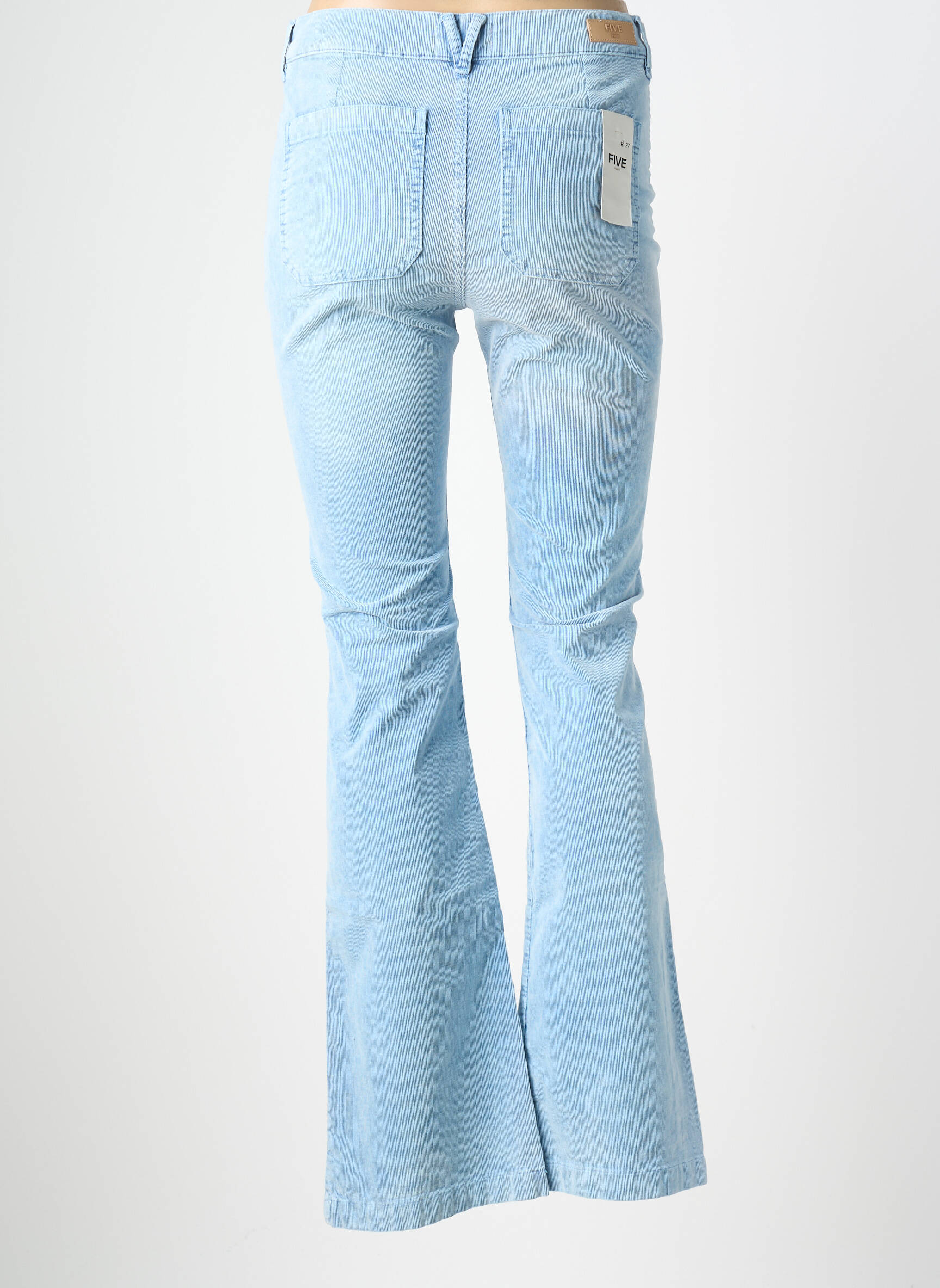 Bootcut džinsai normala dydis normala dydis mėlyna FIVE moteris