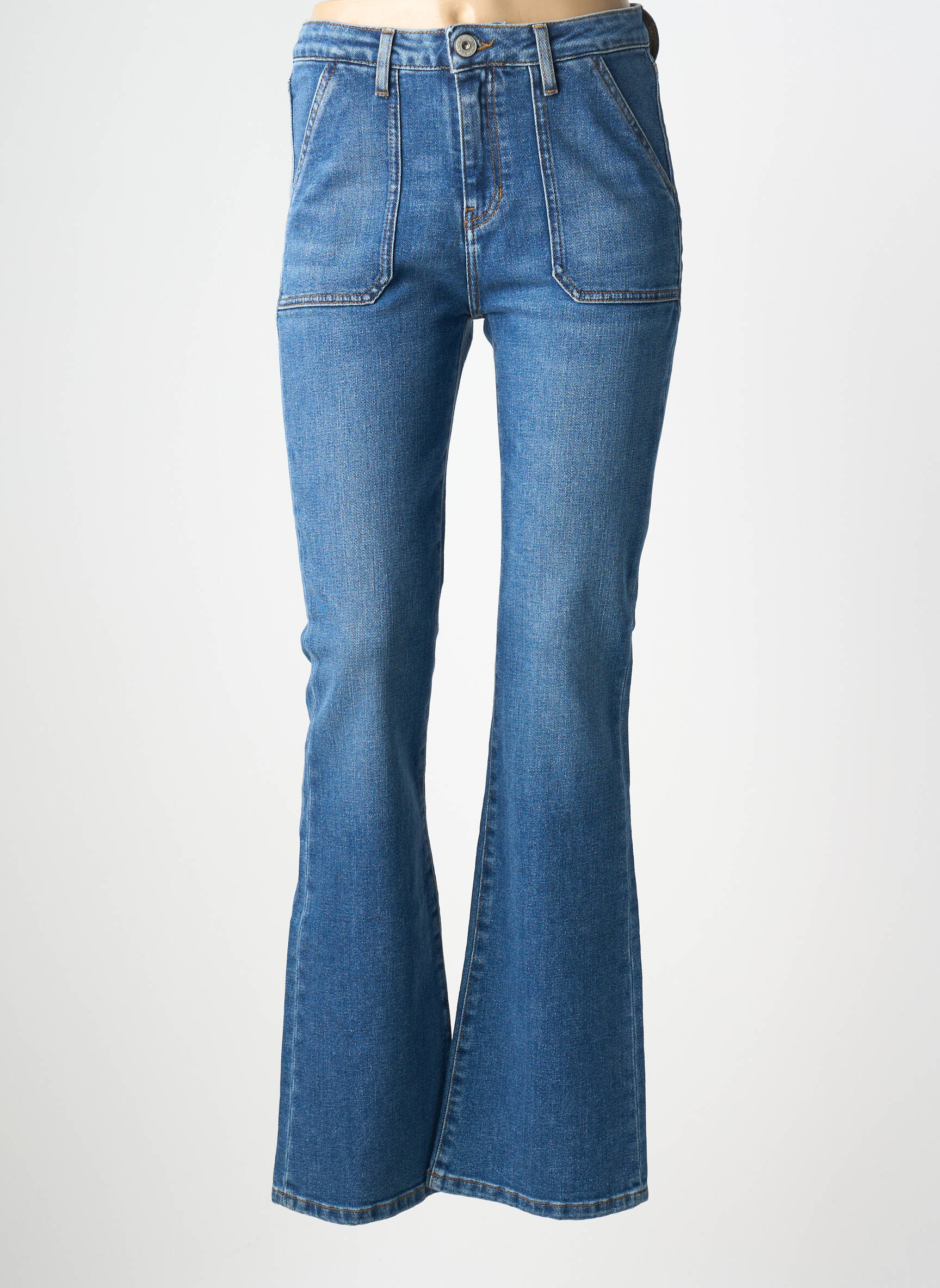 Bootcut džinsai normala dydis normala dydis mėlyna DENIM STUDIO moteris