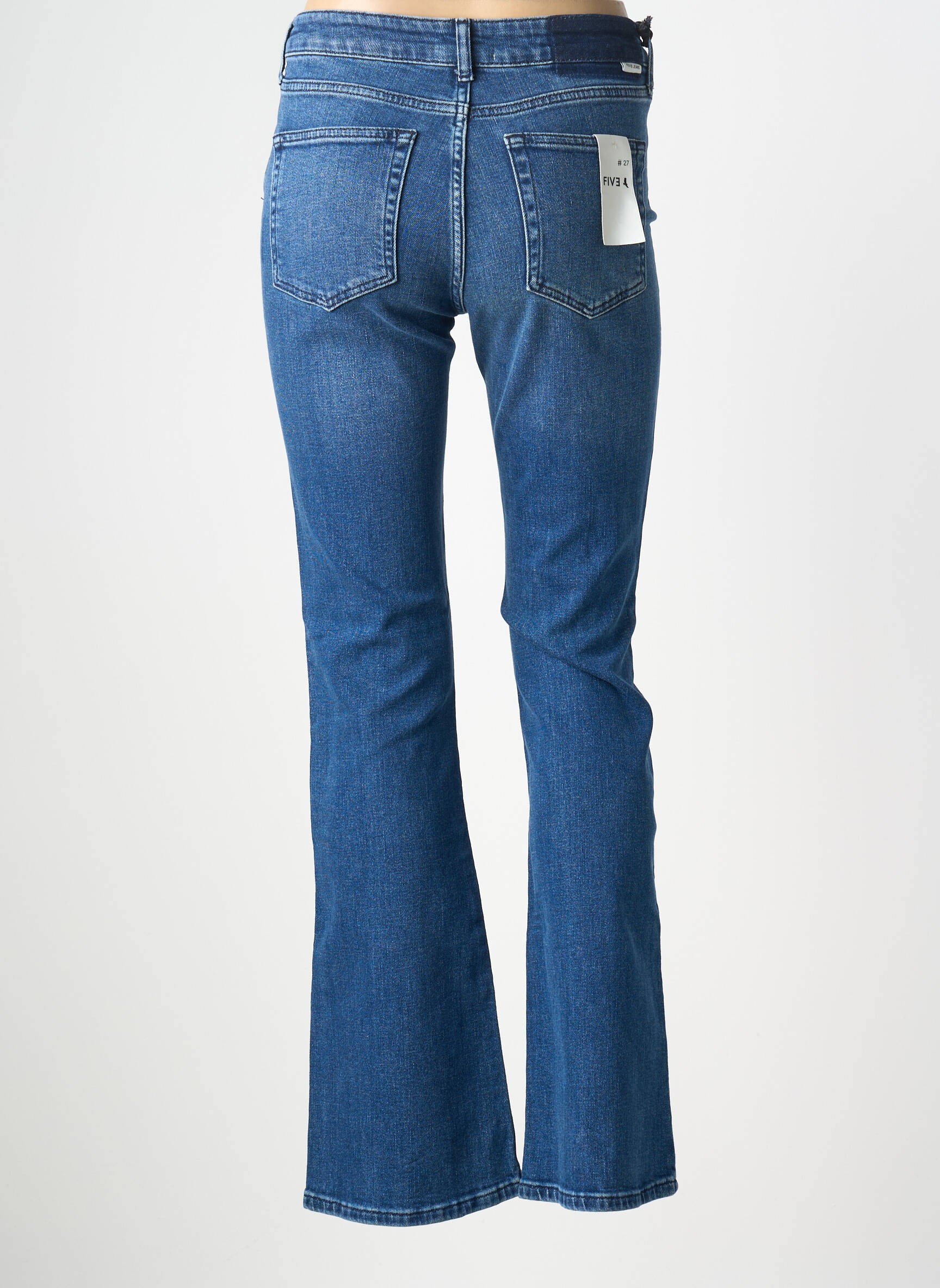 Bootcut džinsai normala dydis normala dydis mėlyna FIVE moteris