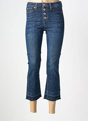 Pusilgių kelnių tamprumas normala dydis mėlyna DENIM STUDIO moteris