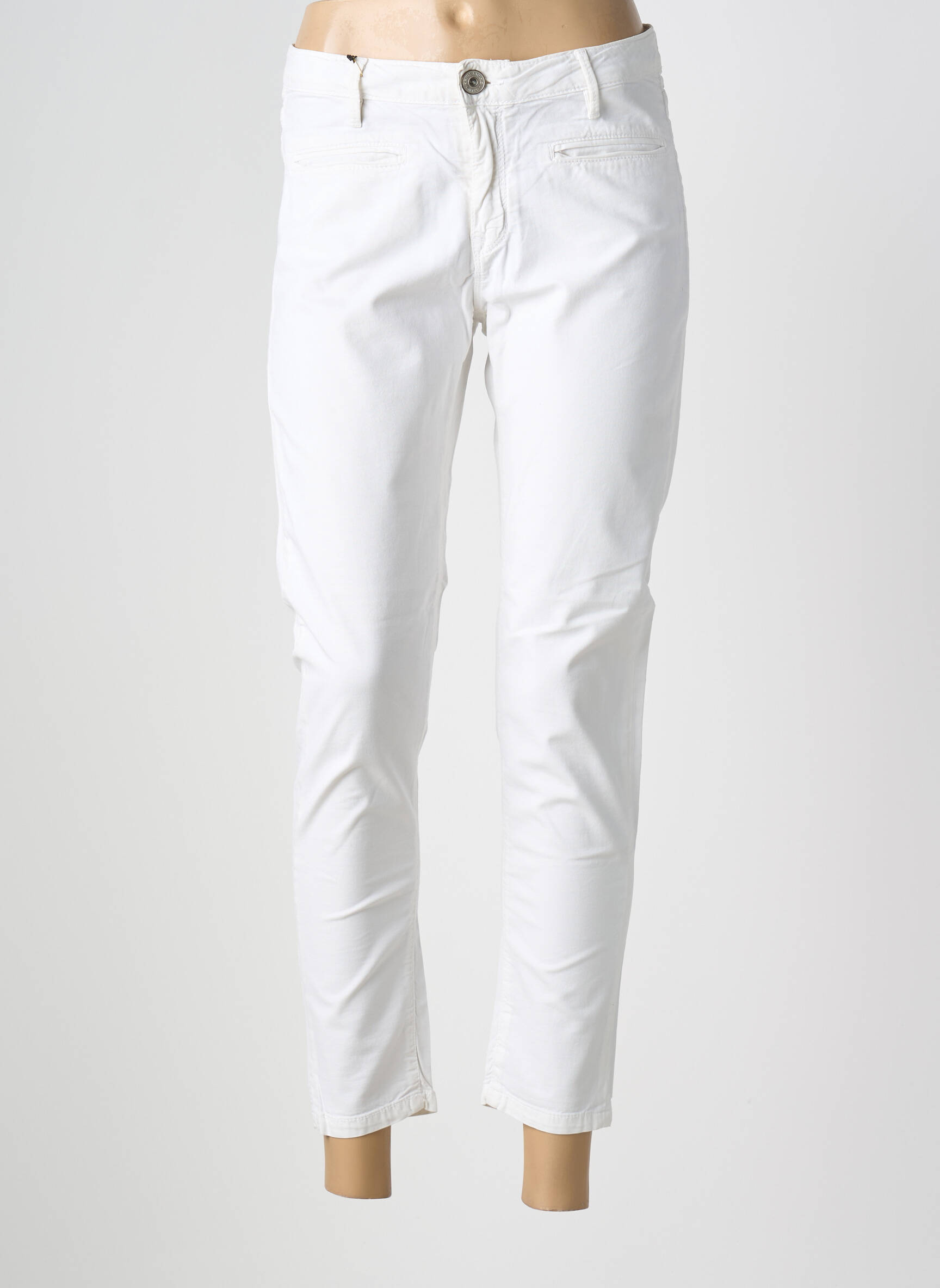 7/8 kelnės tamprumas normala dydis baltas DENIM STUDIO moteris