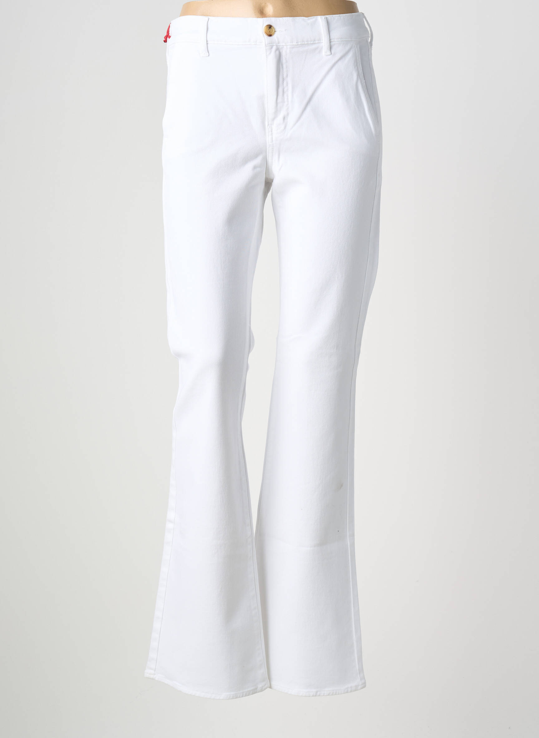 Bootcut džinsai normala dydis normala dydis baltas HAPPY moteris