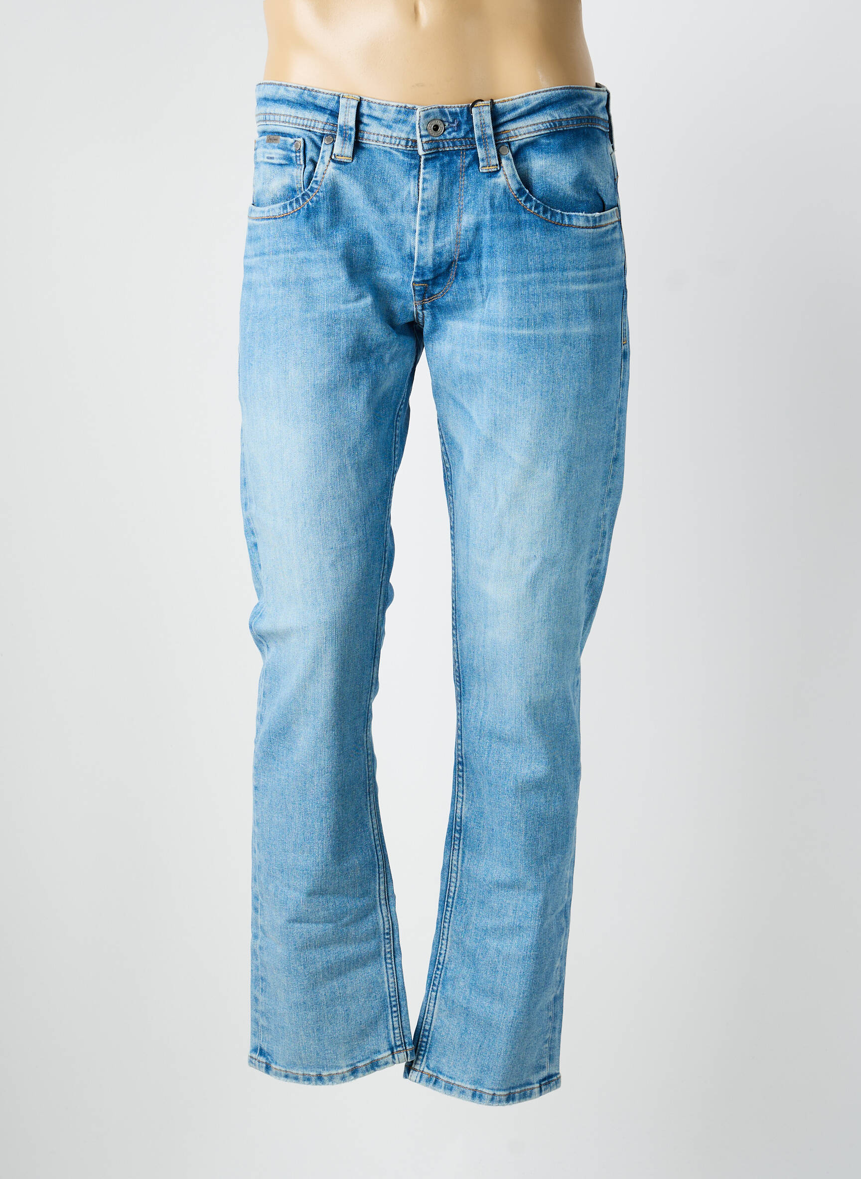 Lieknos džinsai brutinis audimas normala dydis mėlyna PEPE JEANS vyras