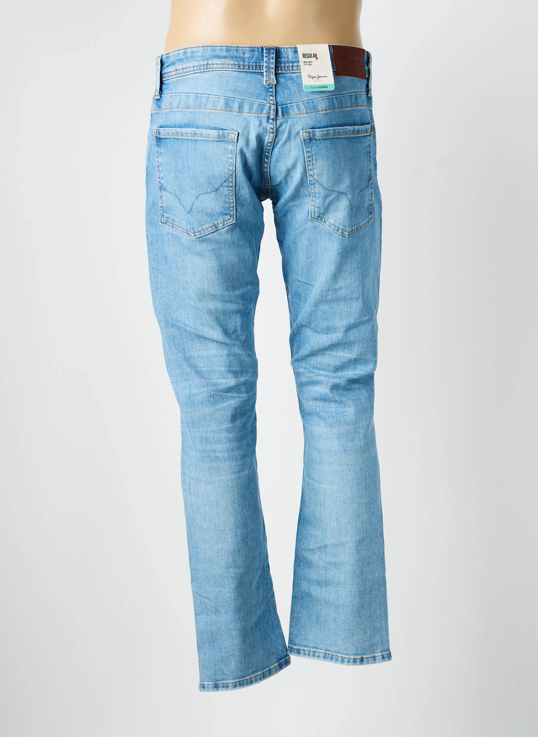 Lieknos džinsai brutinis audimas normala dydis mėlyna PEPE JEANS vyras