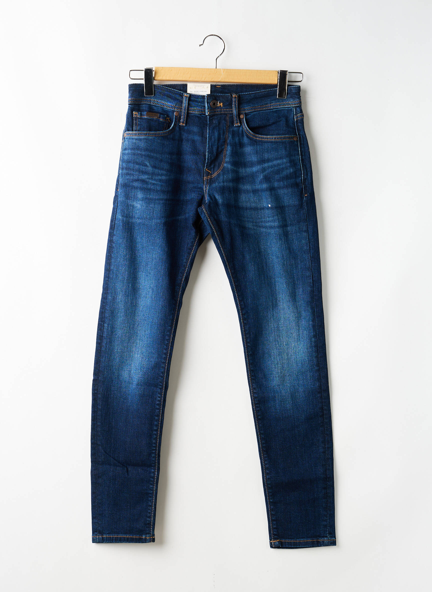 Lieknos džinsai brutinis audimas normala dydis mėlyna PEPE JEANS vyras