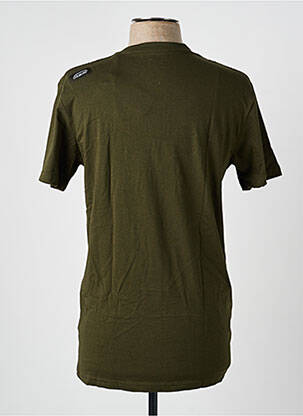 T-marškinys centrinė iškirptė trumpas rankovės žalias OXBOW vyras