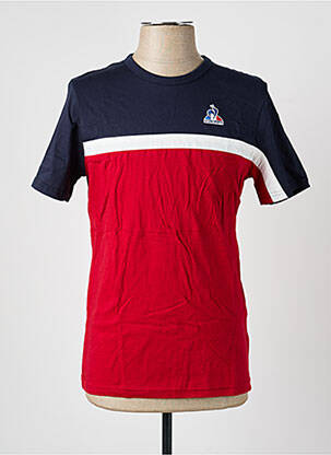 T-marškinys siuvinėjimas trumpas rankovės mėlyna LE COQ SPORTIF vyras