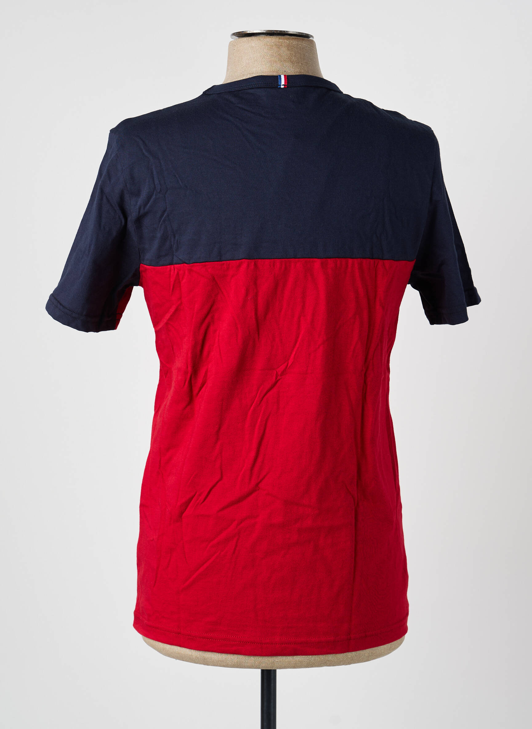 T-marškinys siuvinėjimas trumpas rankovės mėlyna LE COQ SPORTIF vyras