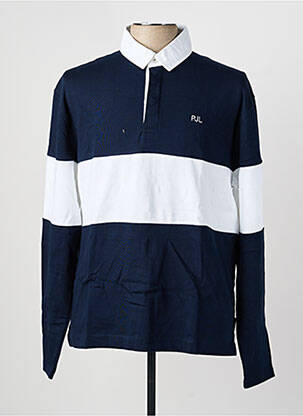 Polo juostelės raštas ilgos rankovės mėlyna PEPE JEANS vyras