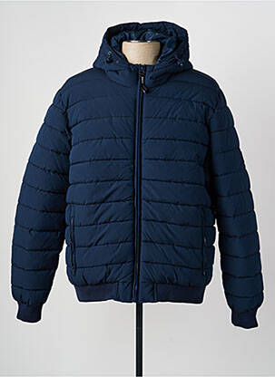 Pūkinė striukė kišenės su gobtuvu mėlyna PEPE JEANS vyras