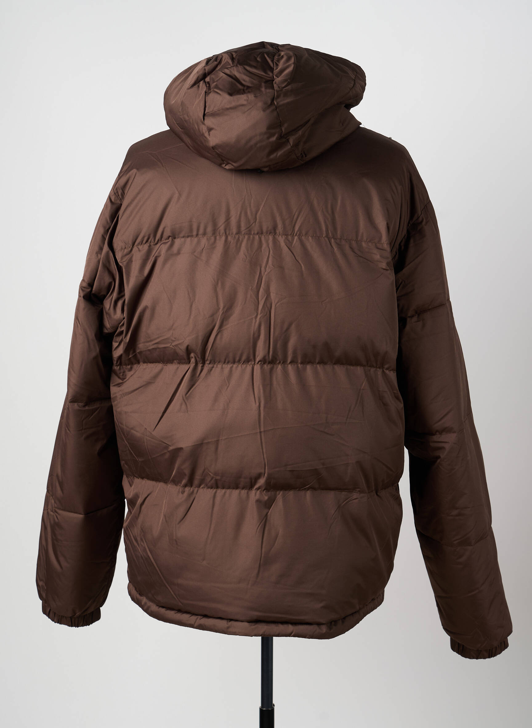 Pūkinė striukė ilgos rankovės su gobtuvu rudas QUIKSILVER vyras