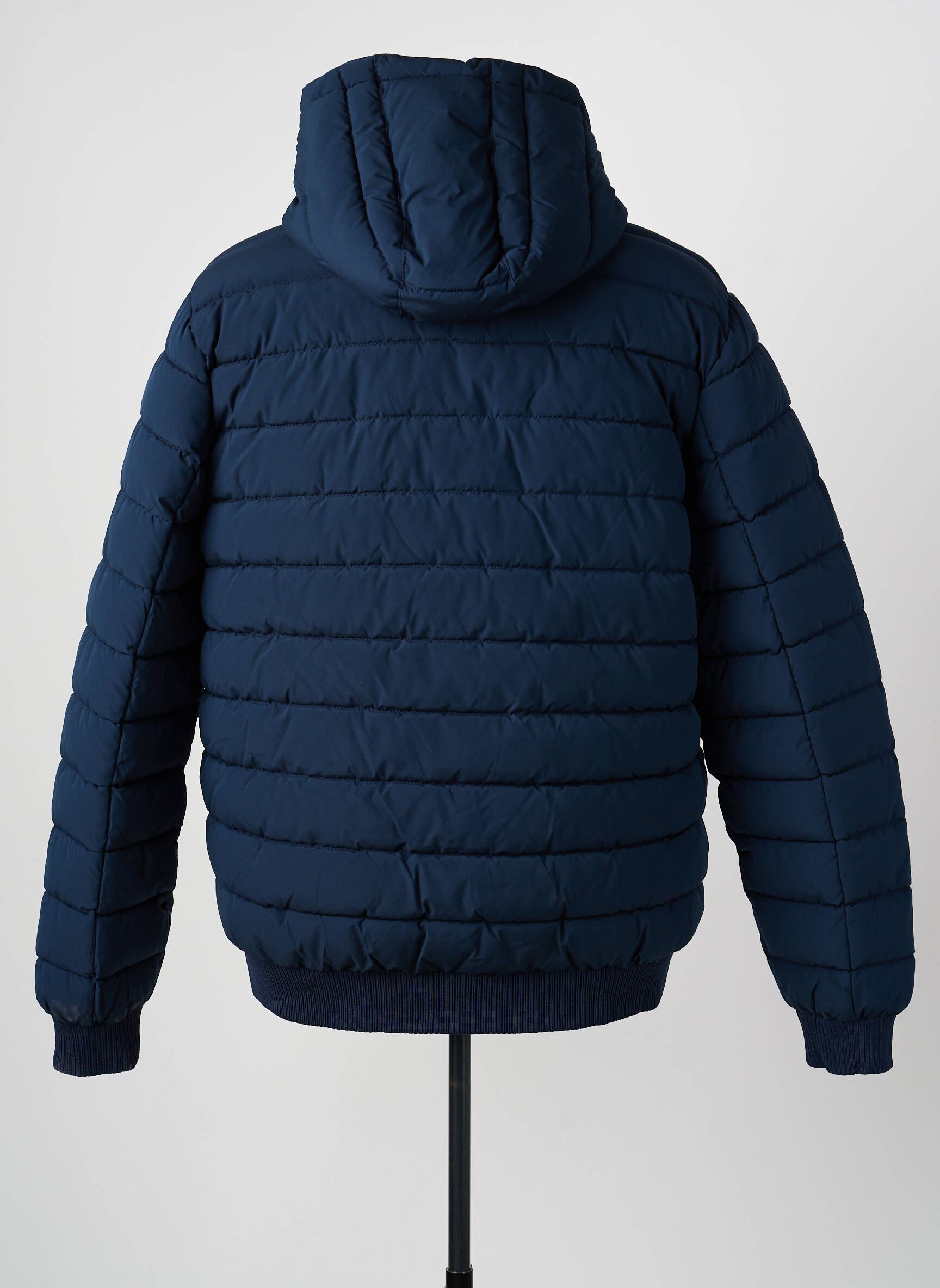 Pūkinė striukė ilgos rankovės su gobtuvu mėlyna PEPE JEANS vyras