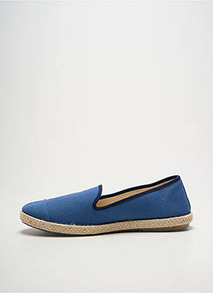 Espadrilės apvalus mygtukas plokščias kulnas iki 3 cm mėlyna ANGARDE moteris