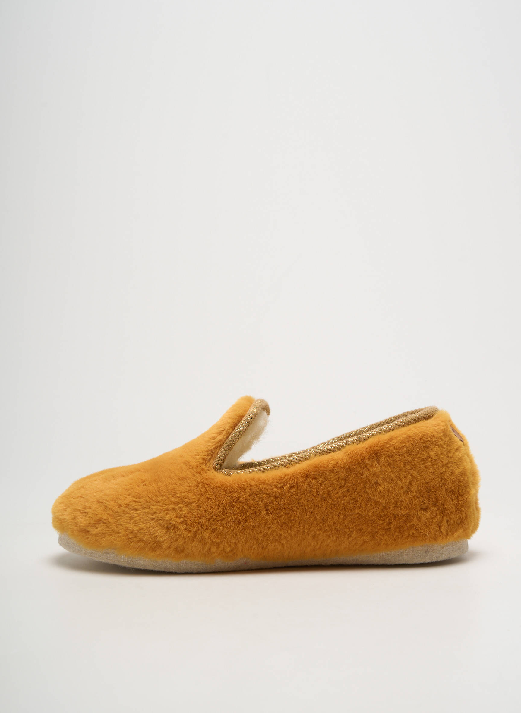 Bateliai/pantofliai tekstilinė išorinė padas plokščias kulnas iki 3 cm oranžinė CHAUSSE MOUTON moteris