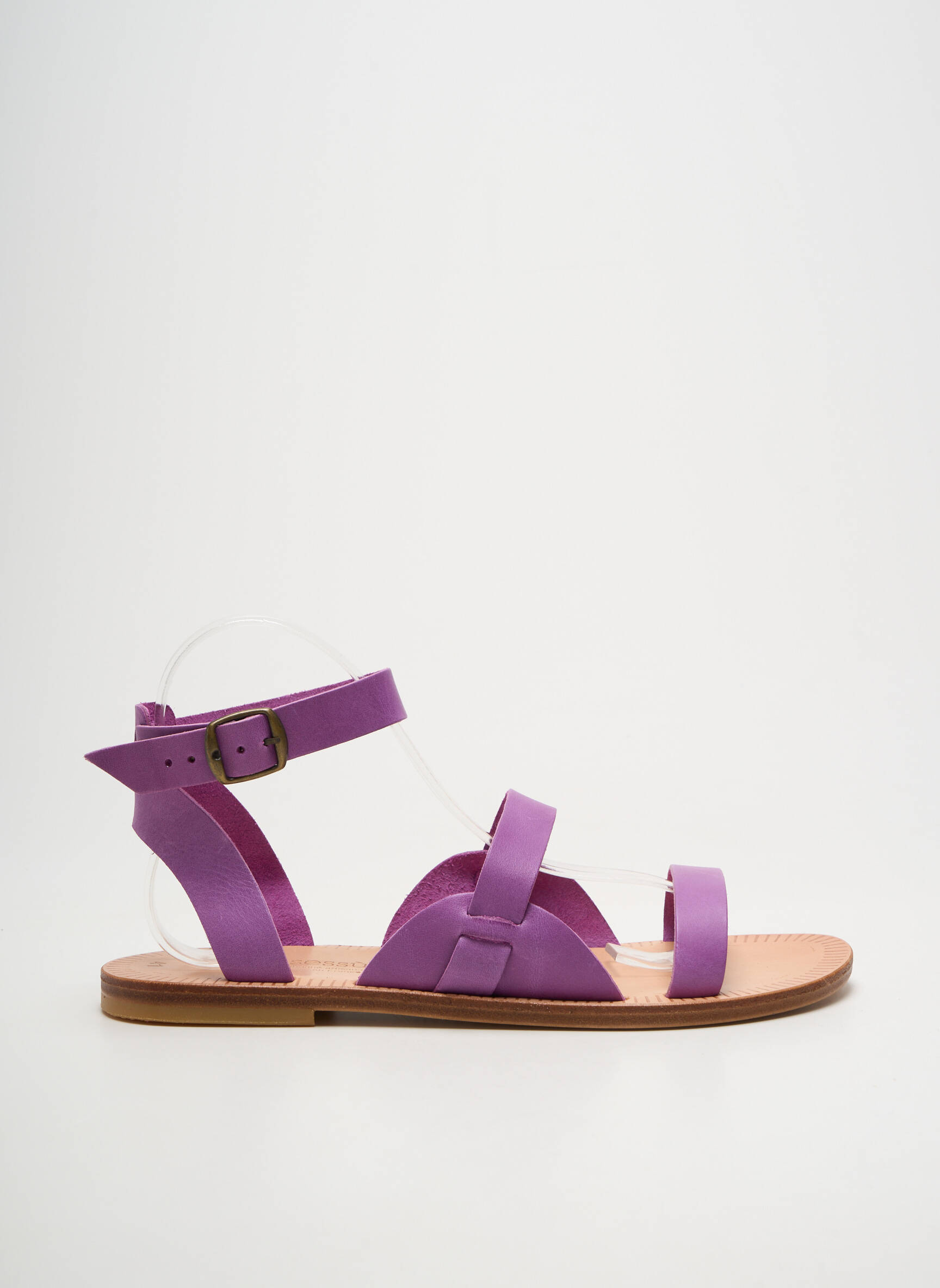 Sandalai/nu pėdos chiquet plokščias kulnas iki 3 cm violetinis SESSUN moteris