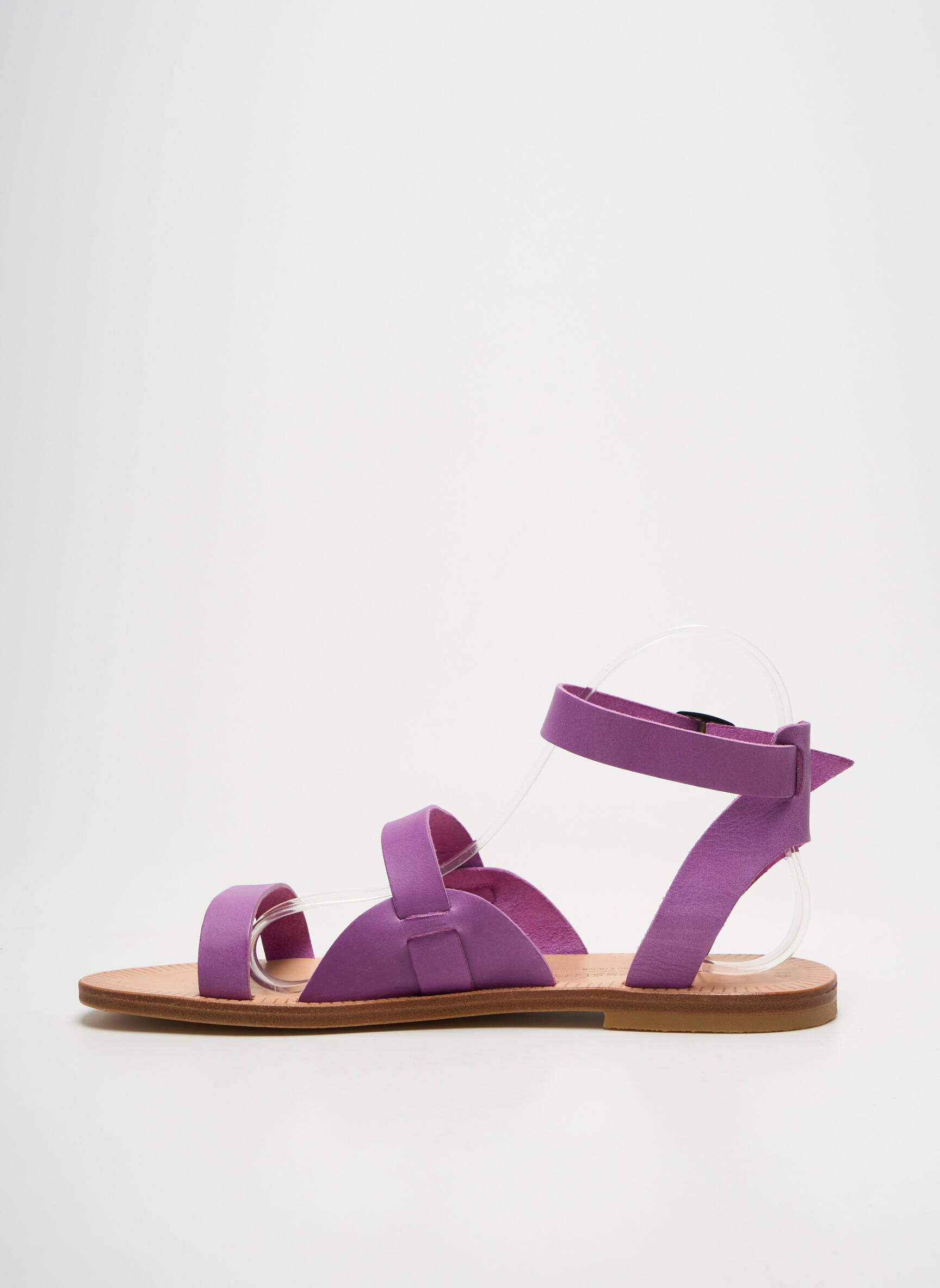 Sandalai/nu pėdos chiquet plokščias kulnas iki 3 cm violetinis SESSUN moteris