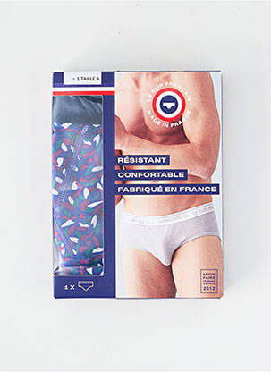 Kelnaitė fantazijos raštas mėlyna LE SLIP FRANCAIS vyras