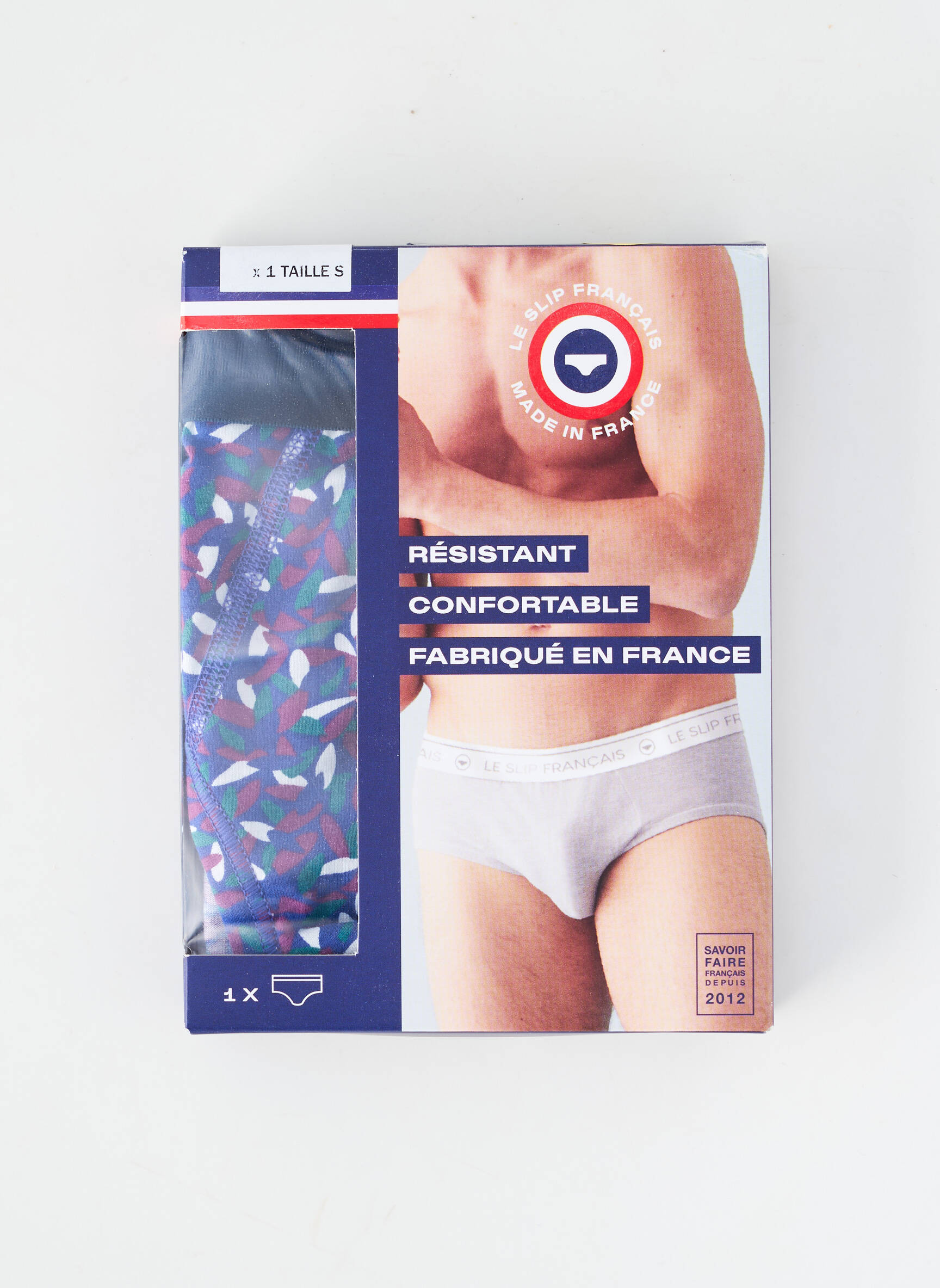 Kelnaitė fantazijos raštas mėlyna LE SLIP FRANCAIS vyras