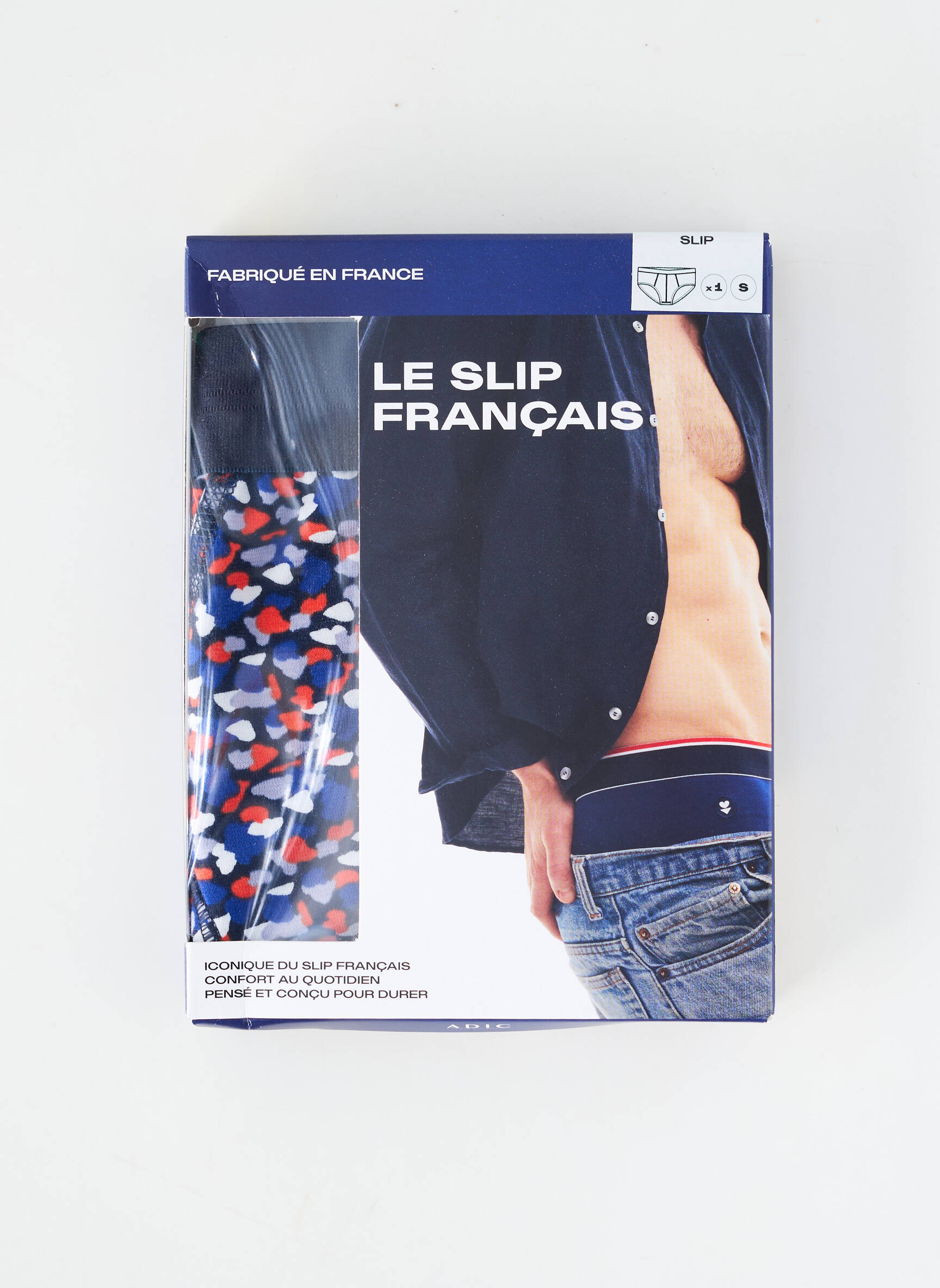Kelnaitė fantazijos raštas mėlyna LE SLIP FRANCAIS vyras