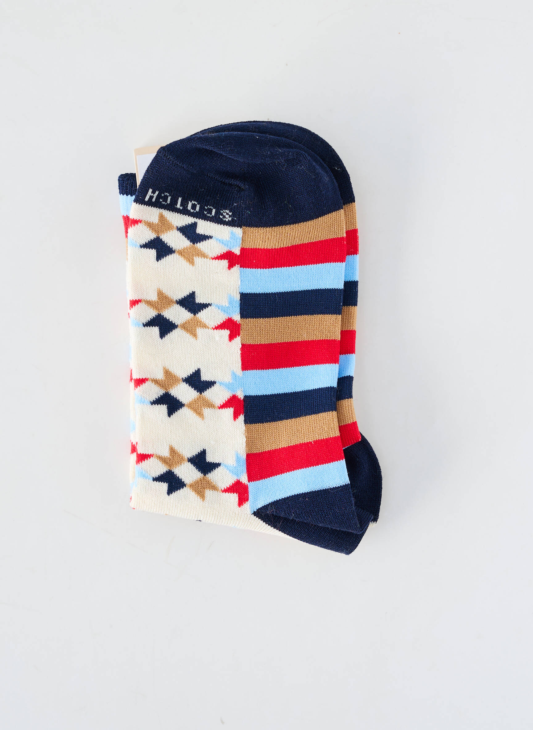 Kojinės fantazijos raštas mėlyna MAISON SCOTCH moteris