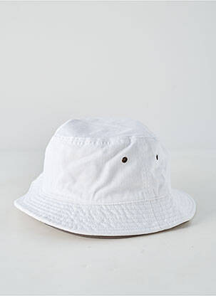 Skrybėlė popelinos audinys, kuris pasižymi lygiu ir tankiu paviršiumi. baltas AUSSIE APPAREL vyras