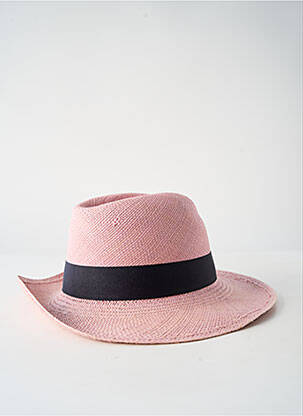 Skrybėlė  rožinė PANAMA HAT moteris