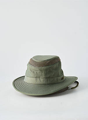 Skrybėlė popelinos audinys, kuris pasižymi lygiu ir tankiu paviršiumi. žalias AUSSIE APPAREL vyras