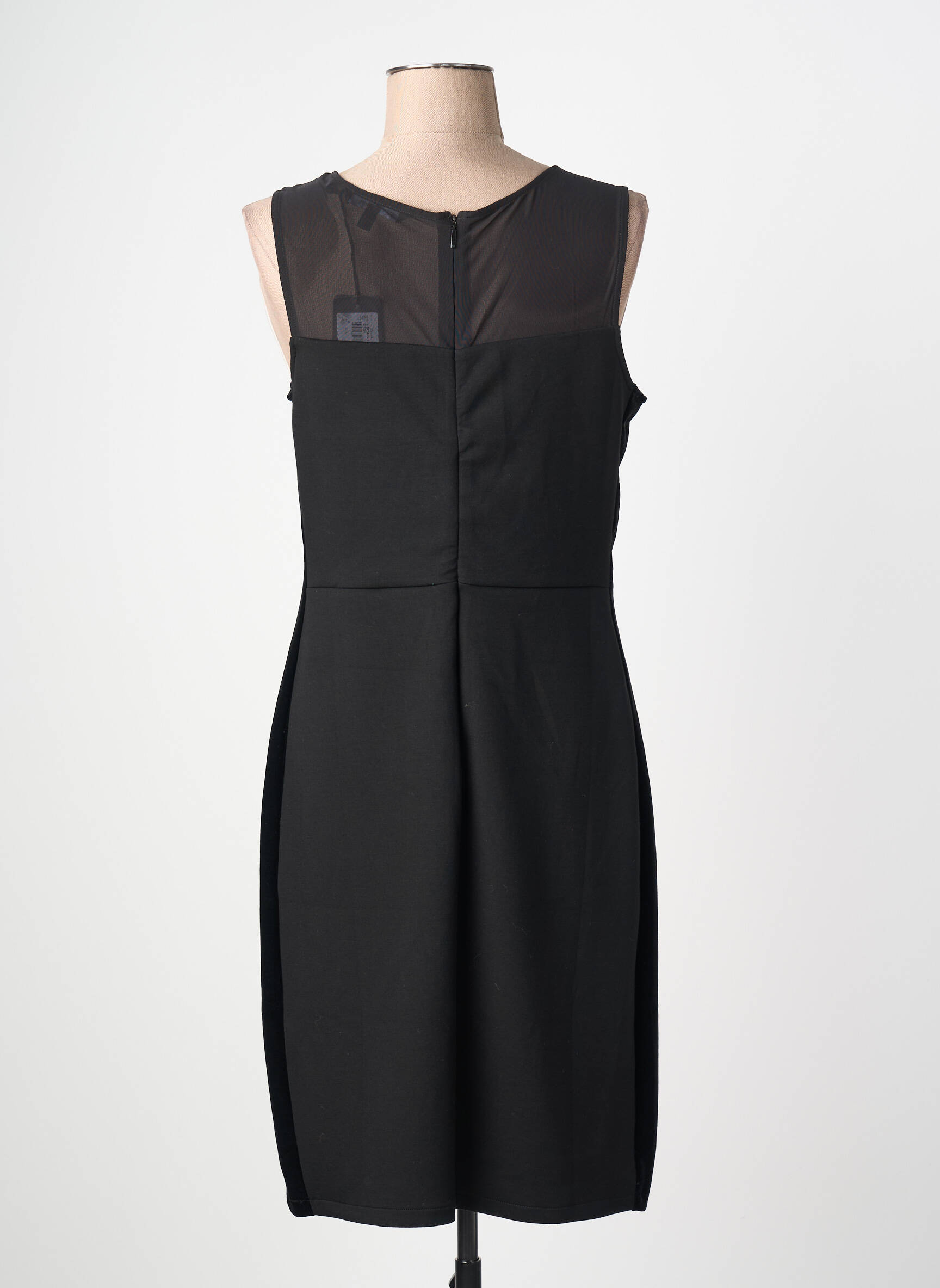 Pusilgių suknelė be rankų be rankų juodas ARMANI EXCHANGE moteris