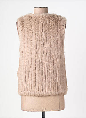 Be rankovių liemenė tikra kailinė medžiaga rudas OAKWOOD moteris