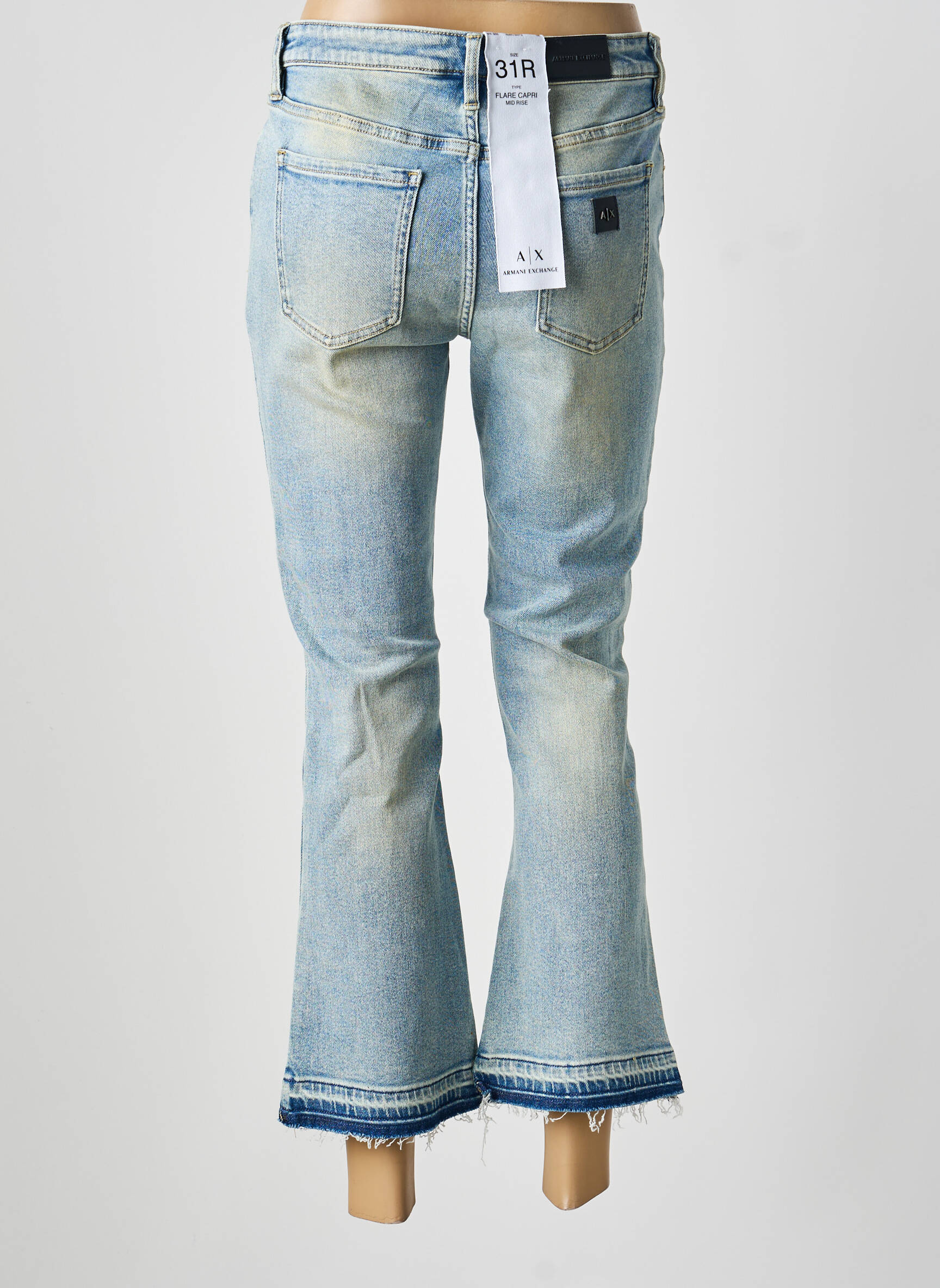Bootcut džinsai normala dydis normala dydis mėlyna ARMANI EXCHANGE moteris