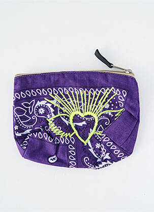 Piniginė siuvinėjimas violetinis FLEUR DE PIRATE moteris