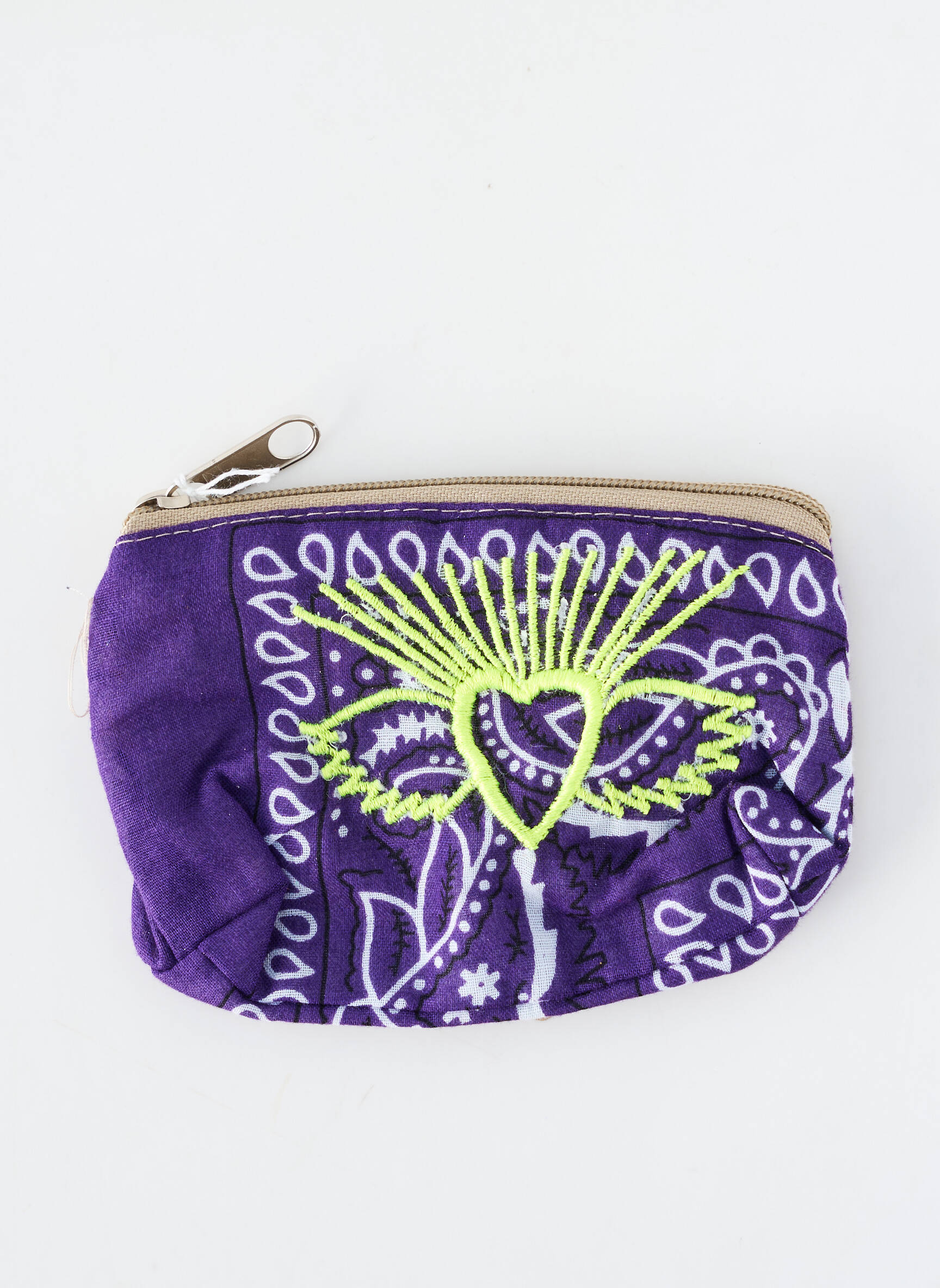 Piniginė siuvinėjimas violetinis FLEUR DE PIRATE moteris