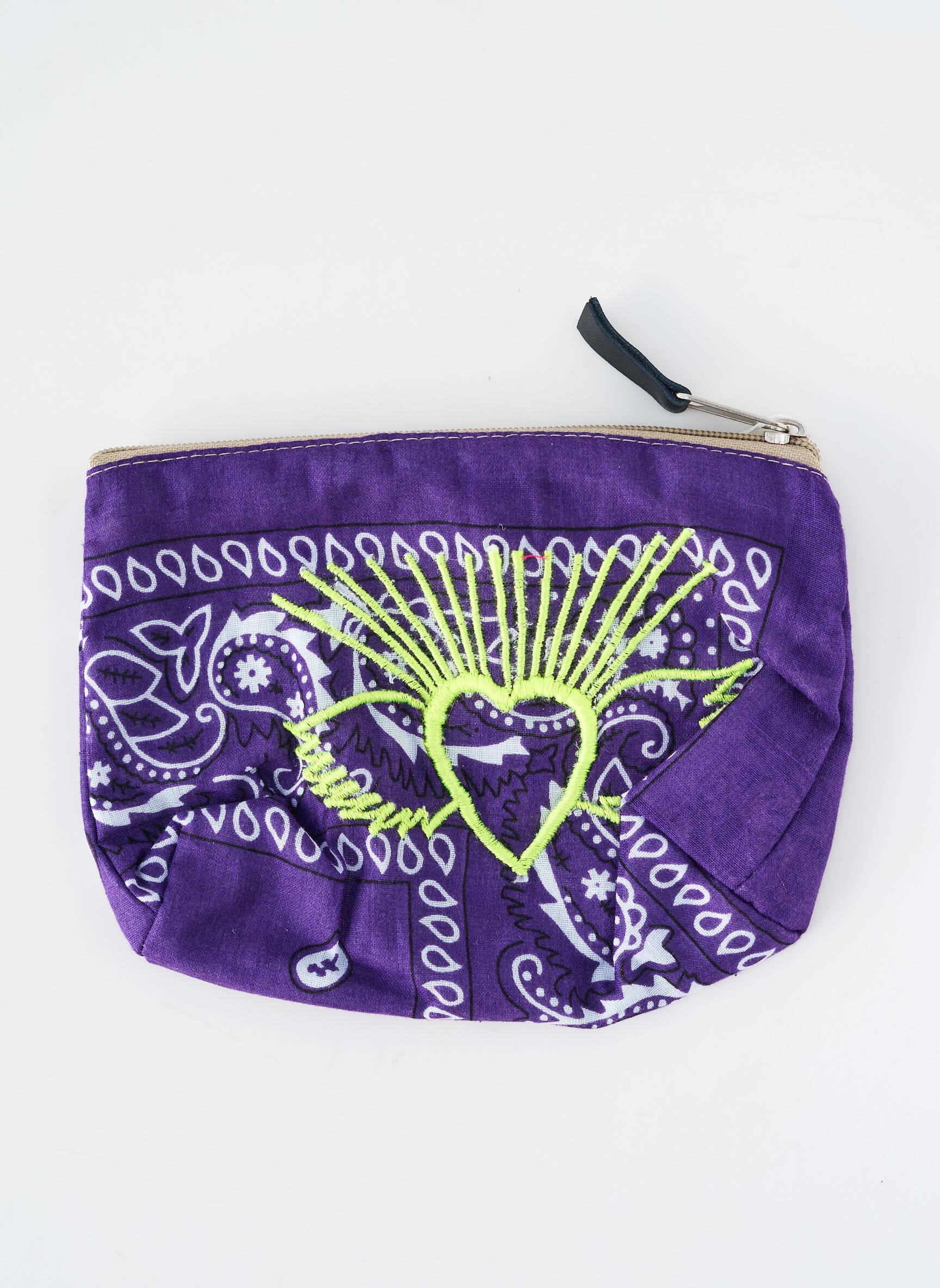 Piniginė siuvinėjimas violetinis FLEUR DE PIRATE moteris