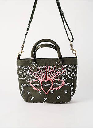 Krepšys užtrauktukas uždarymas stačiakampė forma žalias FLOWER MARKET moteris