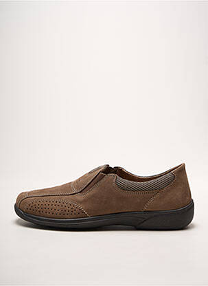 Slip-on batai apvalus mygtukas apvalus mygtukas rudas ROHDE vyras