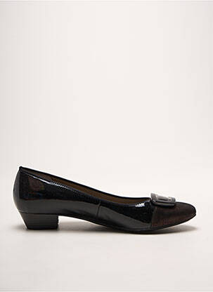 Balerinos lygus medžiaga plokščias kulnas iki 3 cm juodas ARA moteris