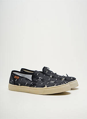 Slip-on batai apvalus mygtukas apvalus mygtukas juodas SHOECOLOGY vyras