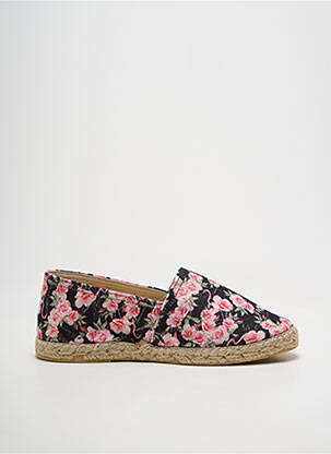 Espadrilės satino audinys plokščias kulnas iki 3 cm juodas LA MAISON DE L'ESPADRILLE moteris