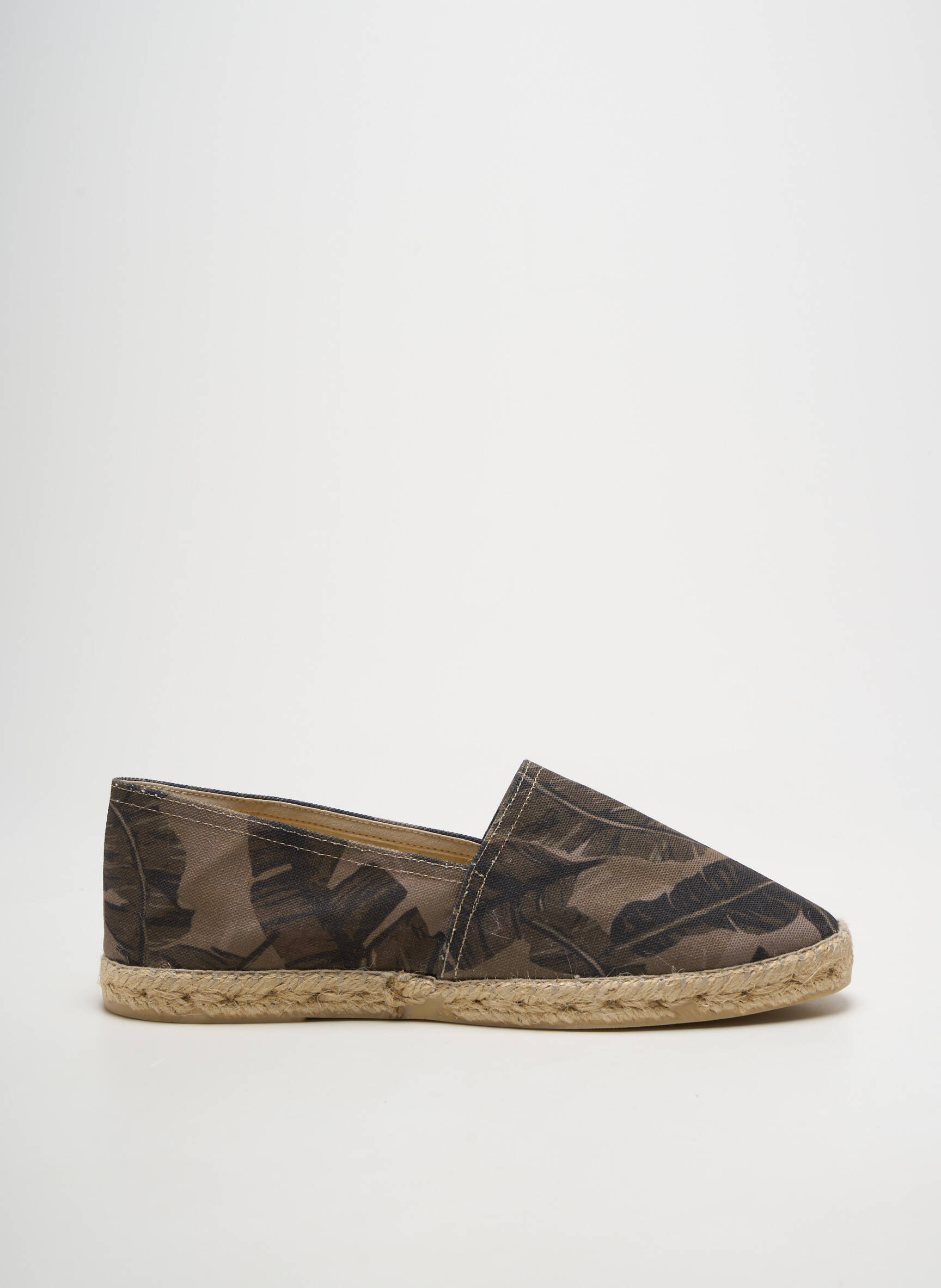 Espadrilės apvalus mygtukas plokščias kulnas iki 3 cm žalias LA MAISON DE L'ESPADRILLE moteris