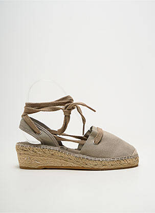 Espadrilės šnervių uždarymas kulnas nuo 4 iki 6 cm žalias LA MAISON DE L'ESPADRILLE moteris