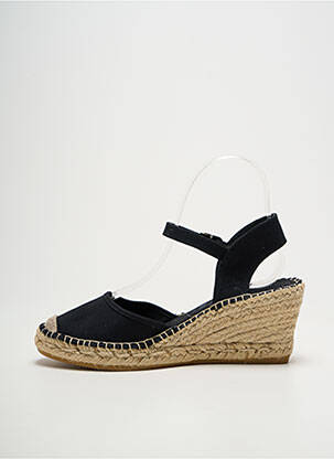 Espadrilės apvalus mygtukas kulnas nuo 4 iki 6 cm juodas LA MAISON DE L'ESPADRILLE moteris