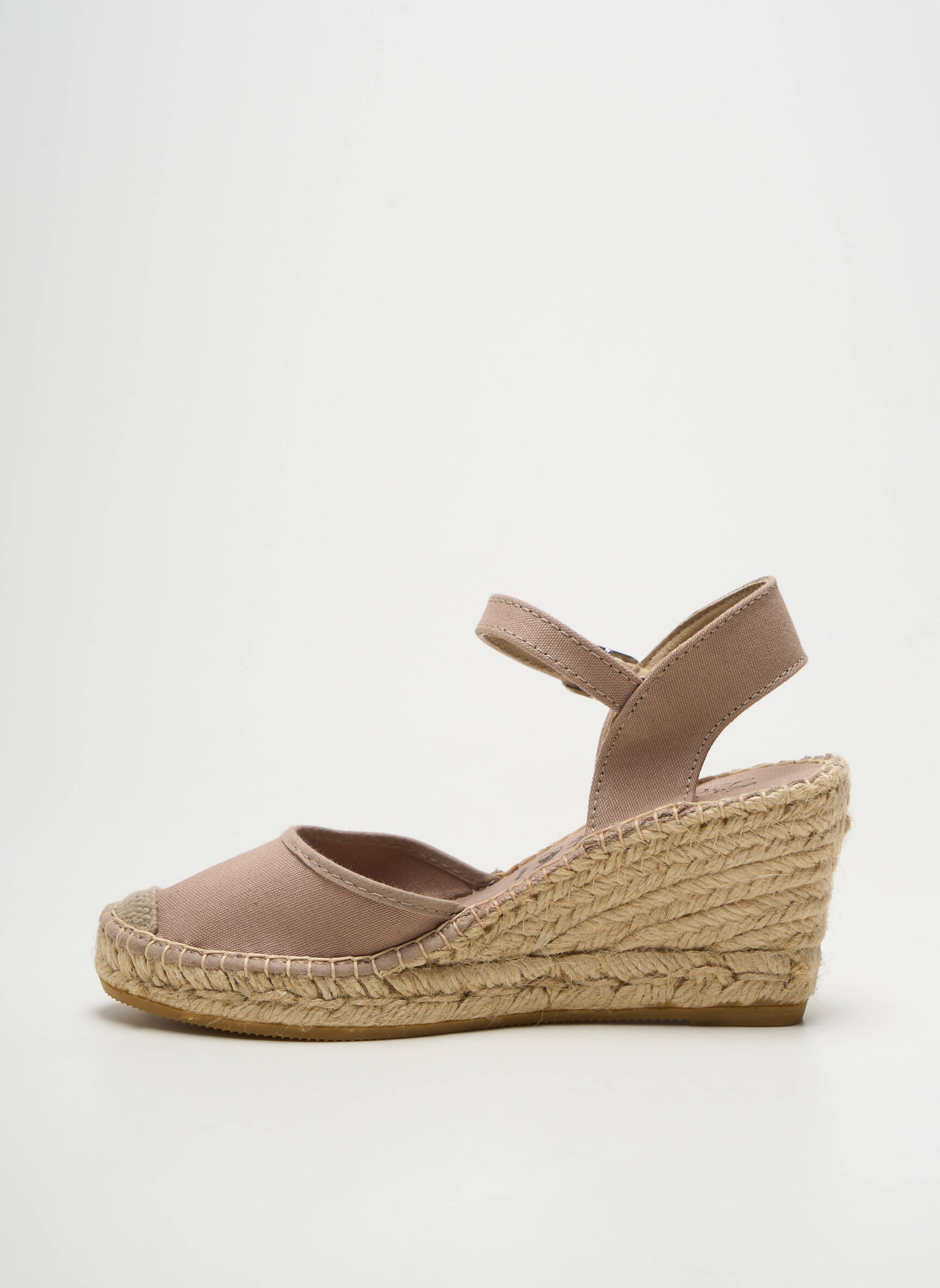 Espadrilės apvalus mygtukas kulnas nuo 4 iki 6 cm bežinis LA MAISON DE L'ESPADRILLE moteris