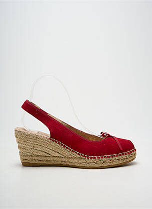 Sandalai/nu pėdos kompensuotas kulnas kulnas nuo 7 iki 9 cm raudona LA MAISON DE L'ESPADRILLE moteris