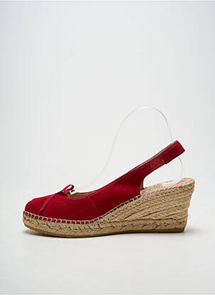 Sandalai/nu pėdos kompensuotas kulnas kulnas nuo 7 iki 9 cm raudona LA MAISON DE L'ESPADRILLE moteris