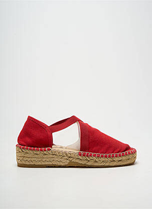 Espadrilės apvalus mygtukas kulnas nuo 4 iki 6 cm raudona LA MAISON DE L'ESPADRILLE moteris