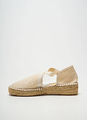 Espadrilės apvalus mygtukas kulnas nuo 4 iki 6 cm bežinis LA MAISON DE L'ESPADRILLE moteris