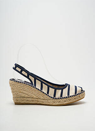 Espadrilės atvira pabaiga kulnas nuo 7 iki 9 cm mėlyna LA MAISON DE L'ESPADRILLE moteris