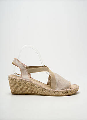 Espadrilės atvira pabaiga kulnas nuo 4 iki 6 cm bežinis LA MAISON DE L'ESPADRILLE moteris