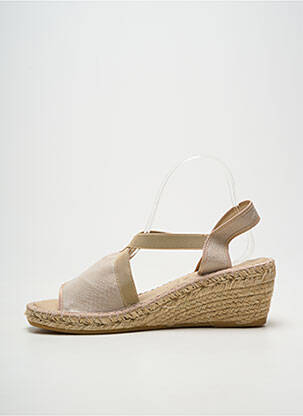 Espadrilės atvira pabaiga kulnas nuo 4 iki 6 cm bežinis LA MAISON DE L'ESPADRILLE moteris