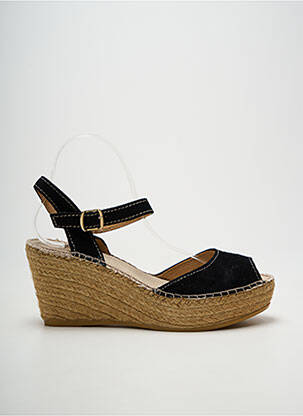 Espadrilės užsegimas kilpa(s) kulnas nuo 7 iki 9 cm juodas TONI PONS moteris